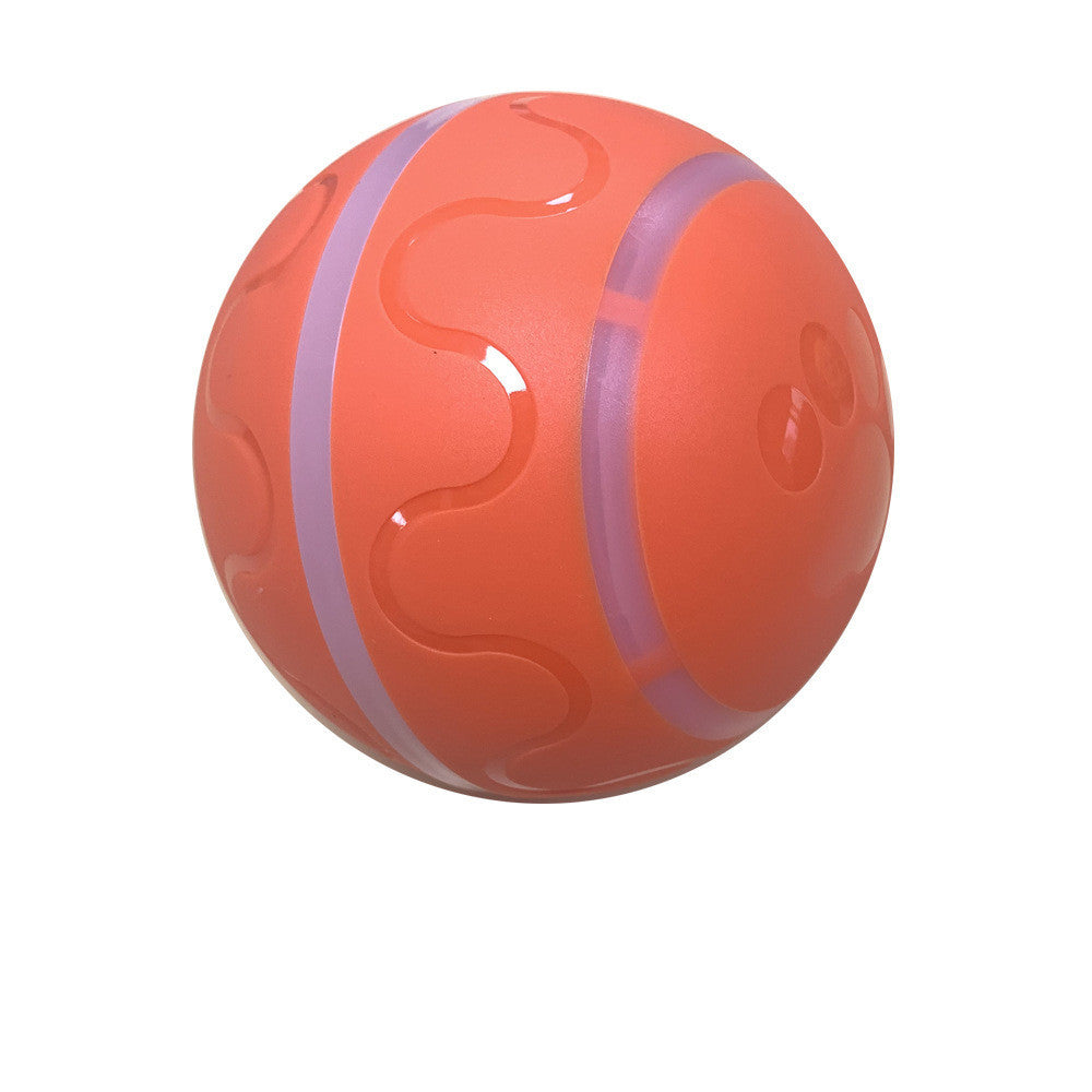 Pet New Cat Wicked Ball Toy Intelligent Ball USB Cat Toys Self Rotating Ball Automatic Rotation Ball - One Red Hill